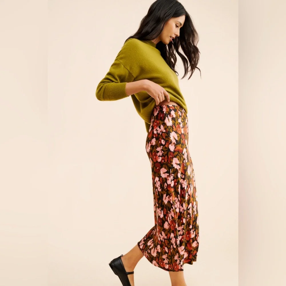 Anthropologie floral midi